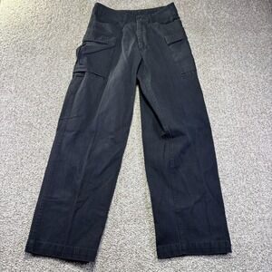 Nike Cargo Pants Mens 28x30 Gray Relaxed Fit Denim Workwear Utility Pockets